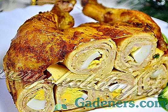 Piščanca, polnjena z palačinami: neverjetno okusna jed