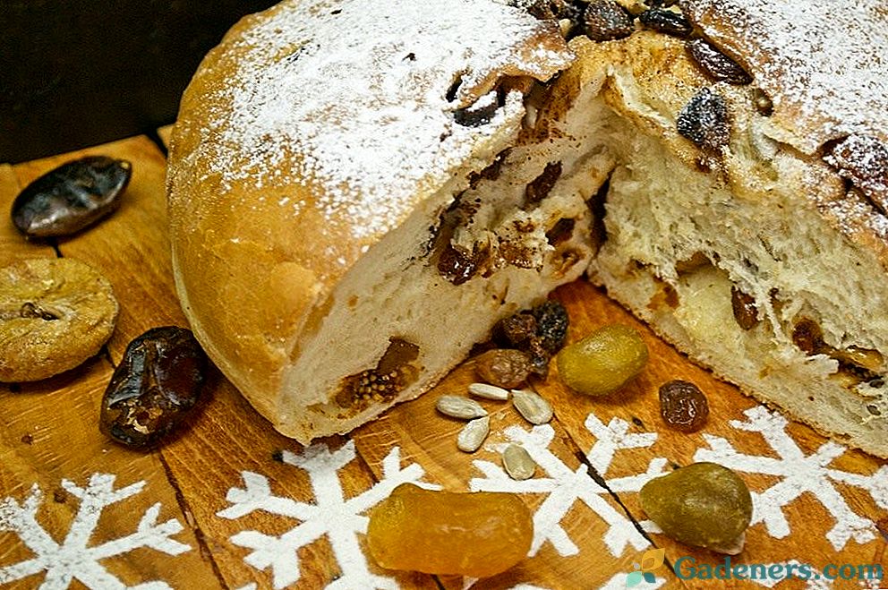Sladký chlieb na Vianoce s kumkátom a fíkmi