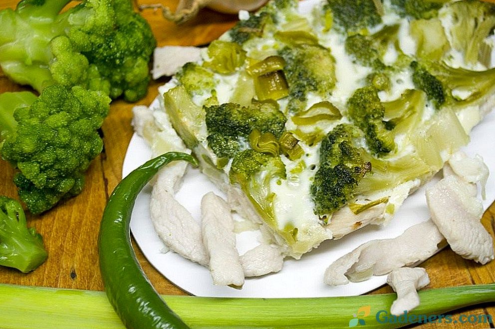 Brokolice a kuřecí filetky