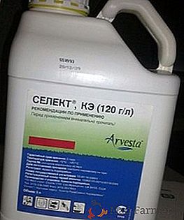 Herbicid "Select": způsob aplikace a míra aplikace