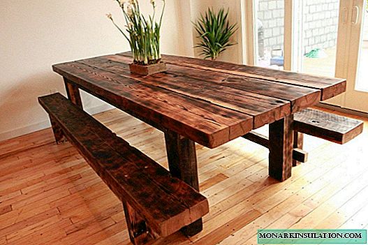 Hacemos una mesa callejera de madera para una residencia de verano: instrucciones paso a paso (+ fotos y video)