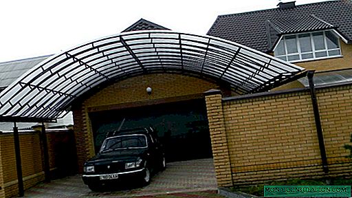 How to make a polycarbonate canopy: equip a covered area for a summer residence