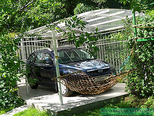 Parking for cars in the country: examples of outdoor and indoor parking