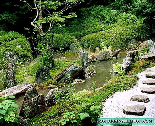 Japansk stenträdgård - avslöja grunderna i orientalisk stil