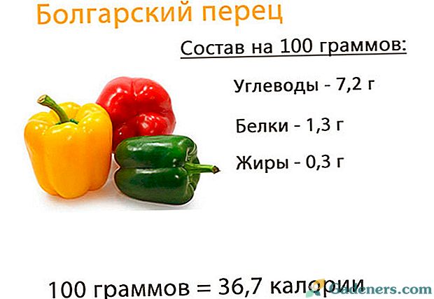 Сколько клетчатки в болгарском перце