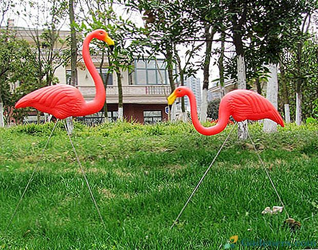 Фигурата на градинско фламинго от Китай