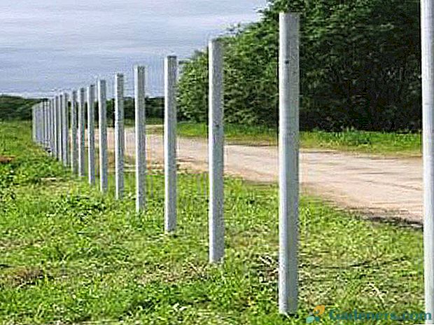 Упутства за избор и самостално постављање стубова за дацха ограду