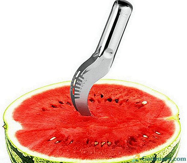 Řez meloun správně: speciální nůž z Číny
