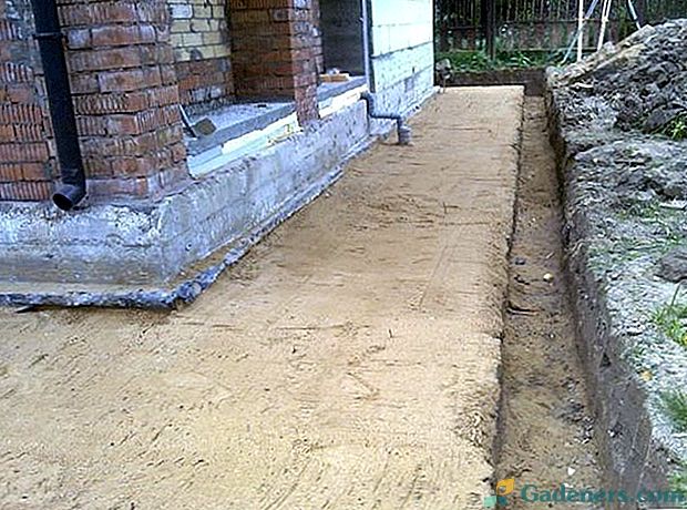 Слијепе површине глине око куће: правила инсталације