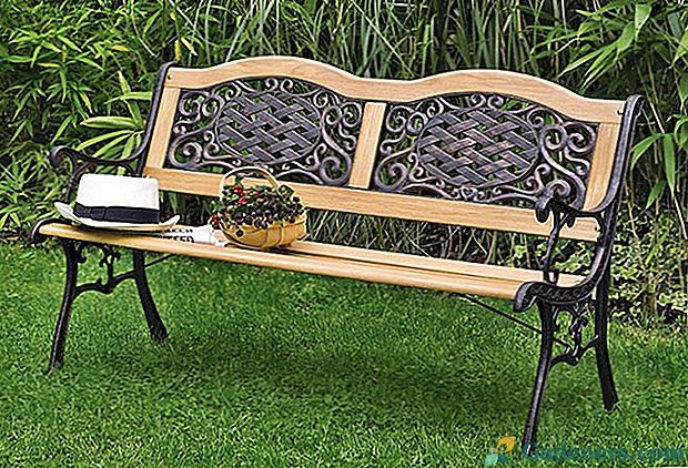 Podrobné pokyny pro instalaci laviček v zahradě udělejte sami