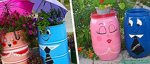 How to color DIY garden barrels
