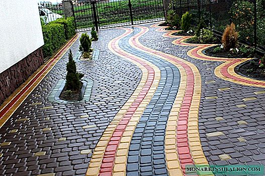 Paving slabs for paths in the country