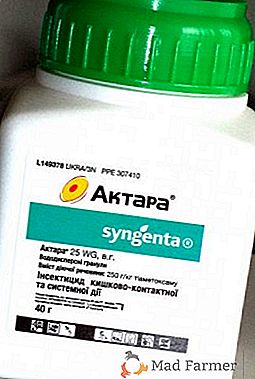 "Aktara": sestava, mehanizem delovanja in uporaba zdravila