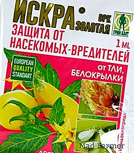 Instruções para o uso do inseticida "Iskra Zolotaya"