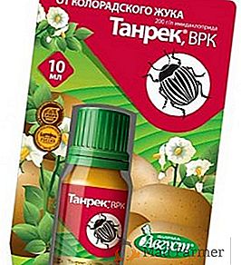 Instrucciones para el uso del medicamento "Tanrek" del escarabajo de la patata de Colorado